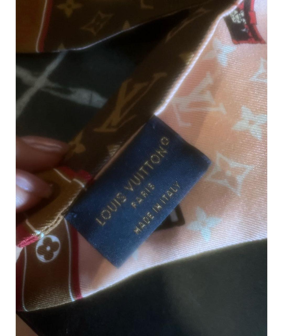 LOUIS VUITTON Коричневая повязка, фото 4