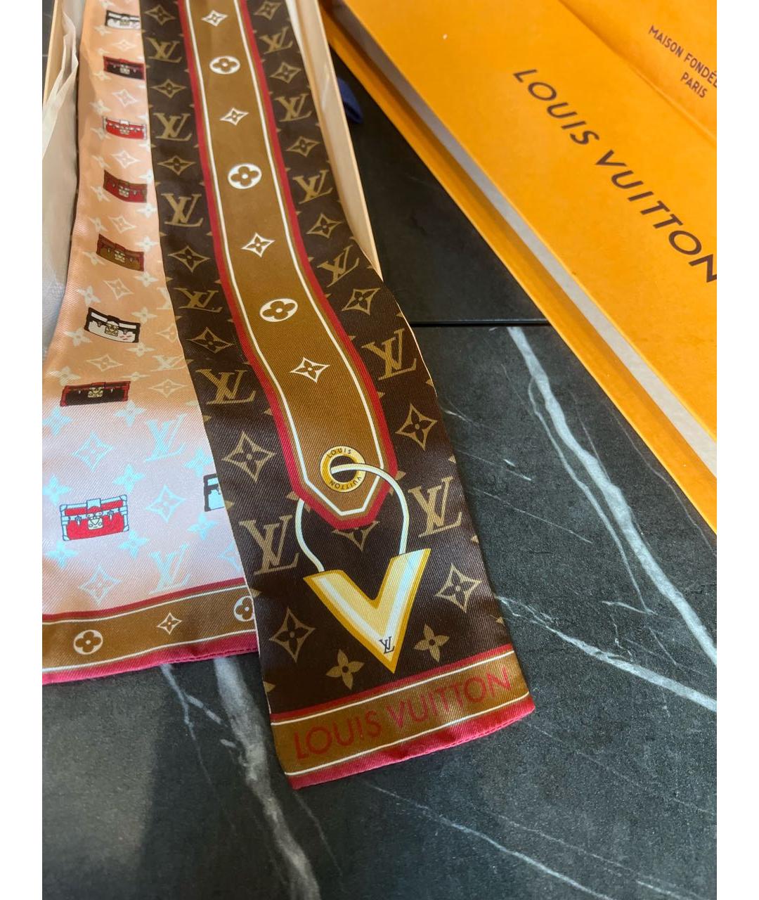 LOUIS VUITTON Коричневая повязка, фото 2