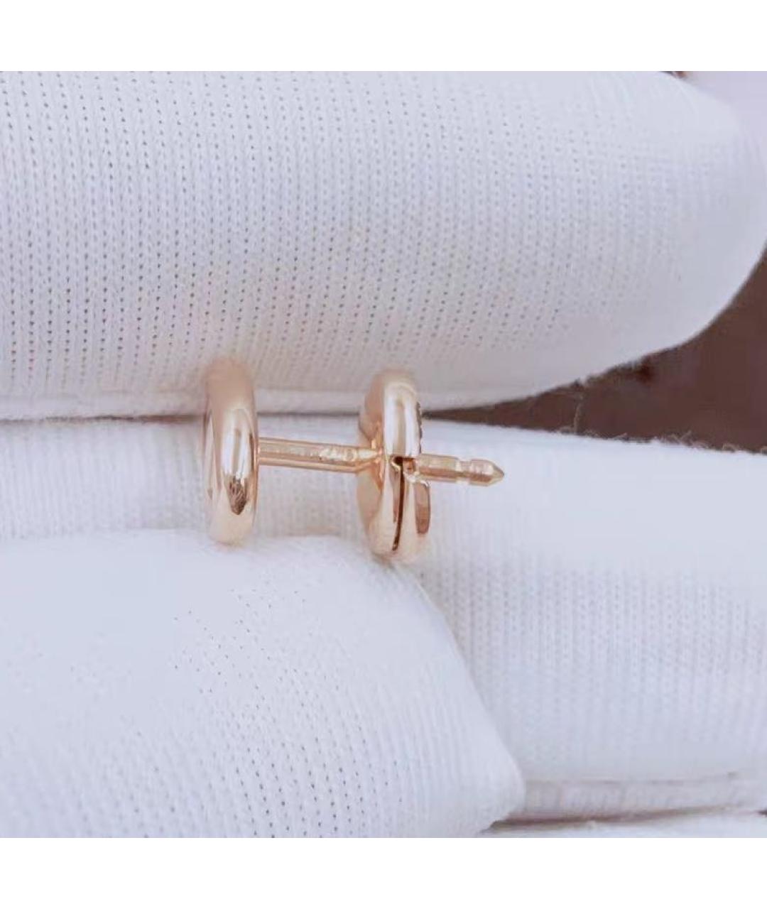 HERMES Розовые серьги из розового золота, фото 5