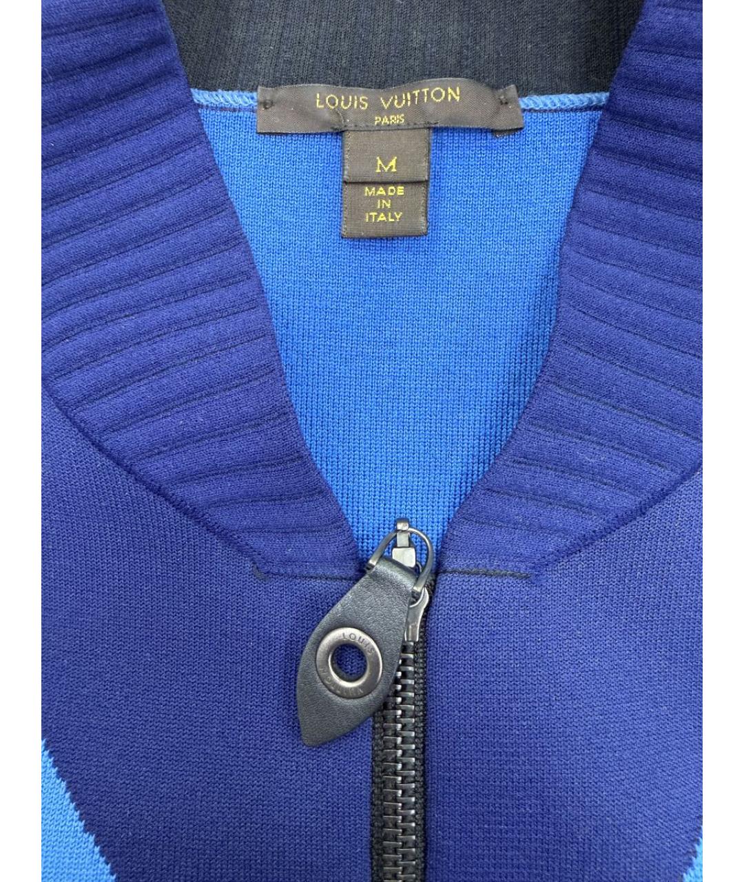 LOUIS VUITTON Синее повседневное платье, фото 3