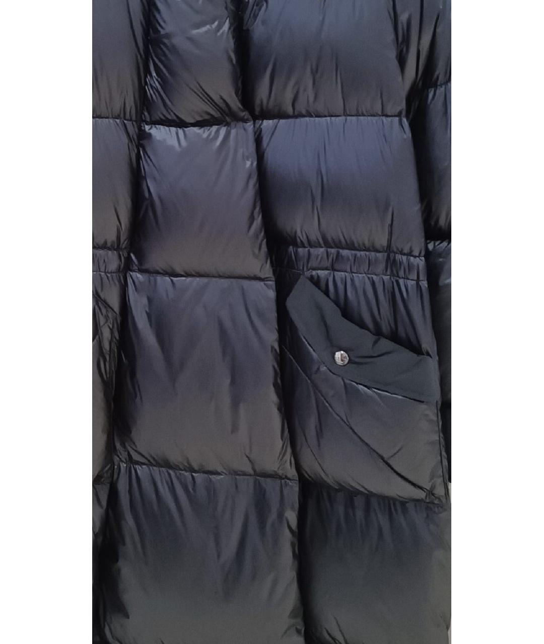 DIEGO M Черный полиэстеровый пуховик, фото 3
