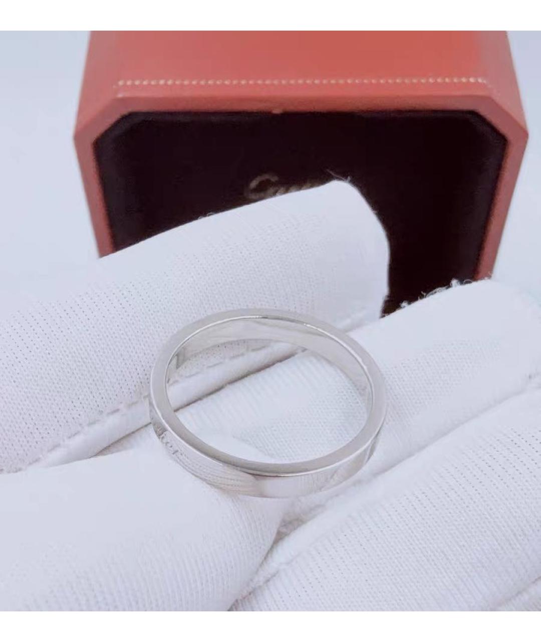 CARTIER Белое платиновое кольцо, фото 5