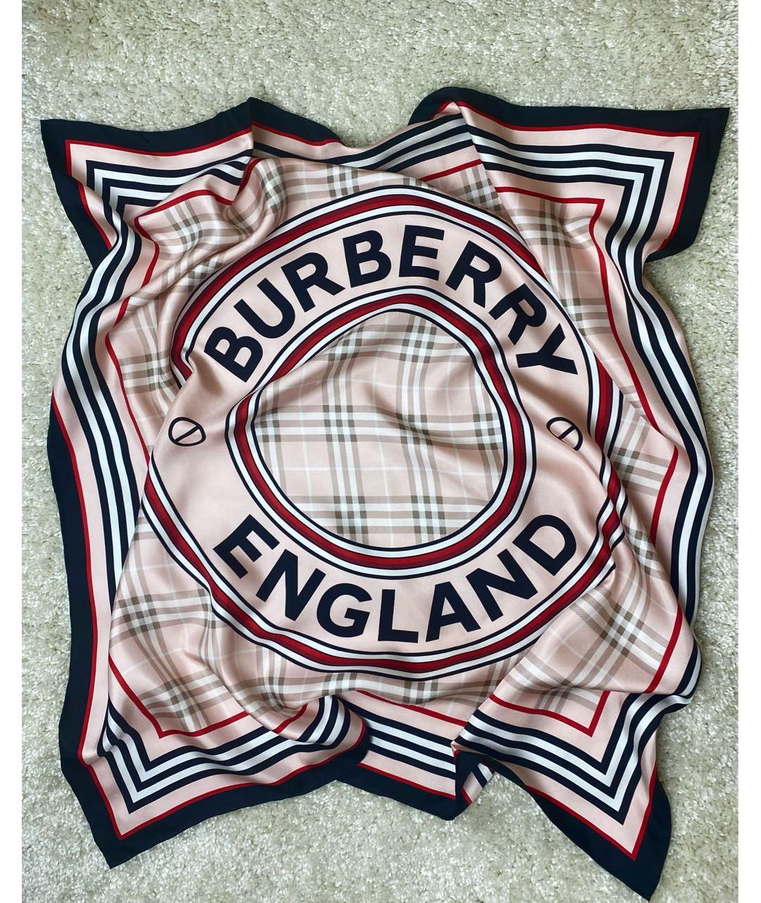 BURBERRY Мульти шелковый платок, фото 2
