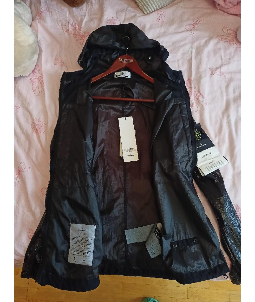 STONE ISLAND Черная куртка, фото 2