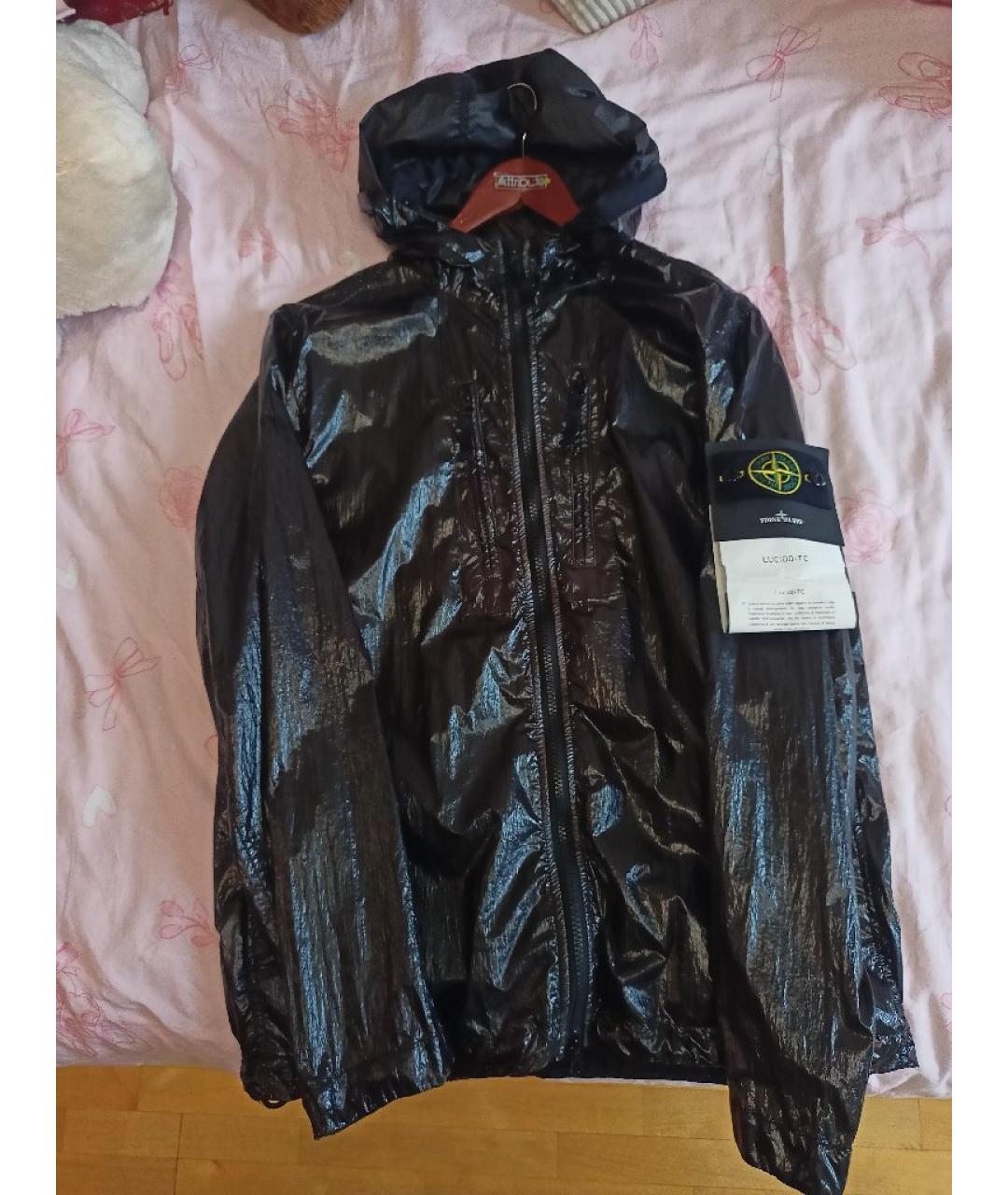 STONE ISLAND Черная куртка, фото 3