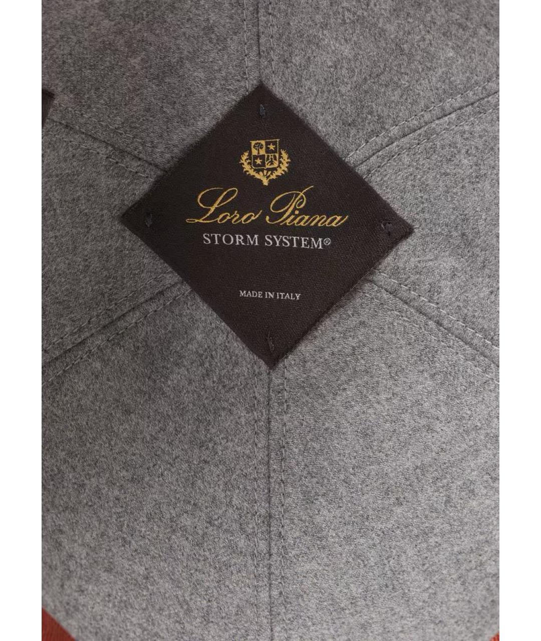 LORO PIANA Коричневая шерстяная кепка/бейсболка, фото 4