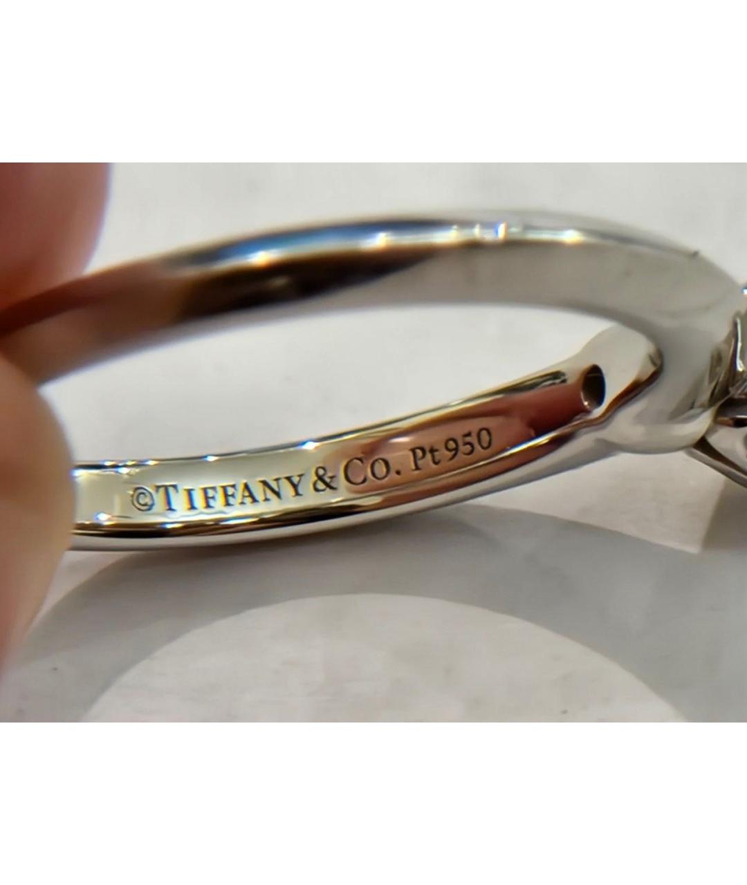 TIFFANY&CO Белое платиновое кольцо, фото 5