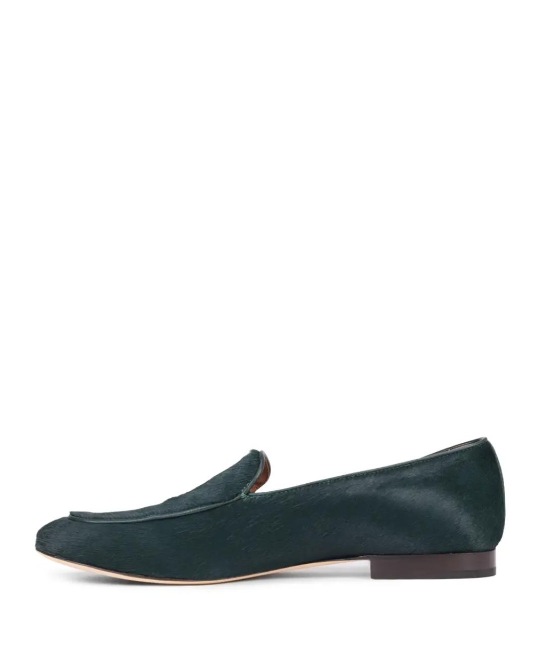 KITON Зеленые лоферы, фото 3