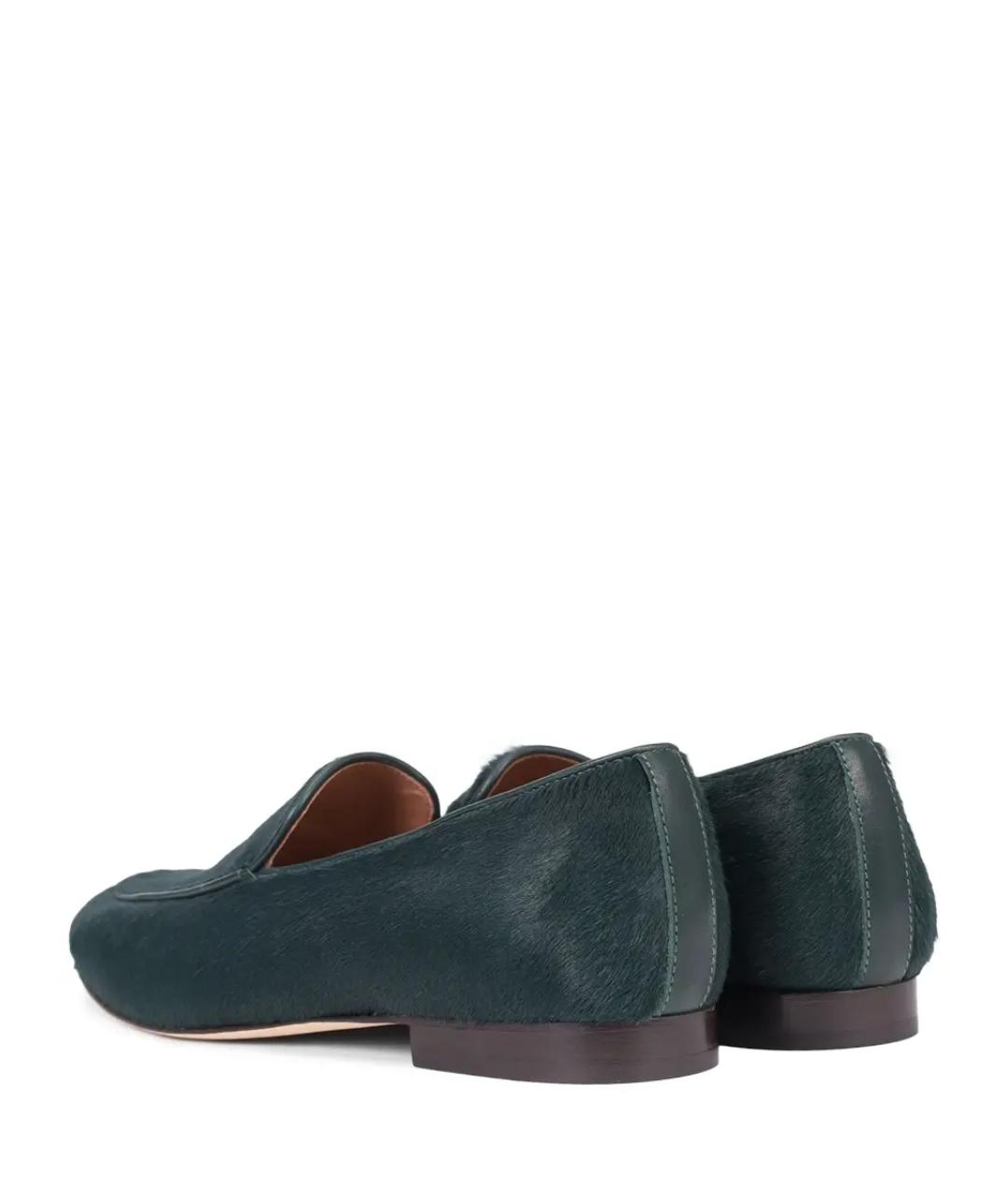 KITON Зеленые лоферы, фото 4