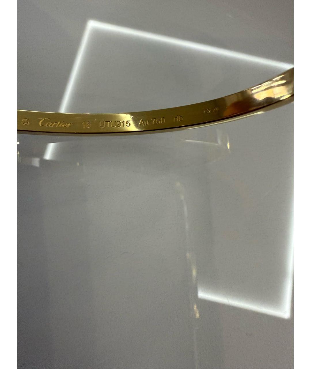 CARTIER Золотой браслет из желтого золота, фото 4
