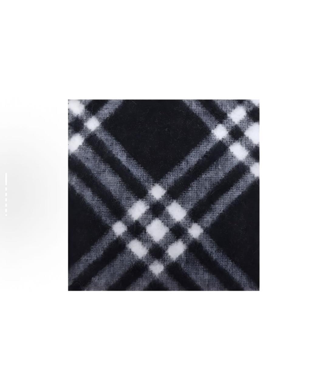 BURBERRY Черный шарф, фото 2