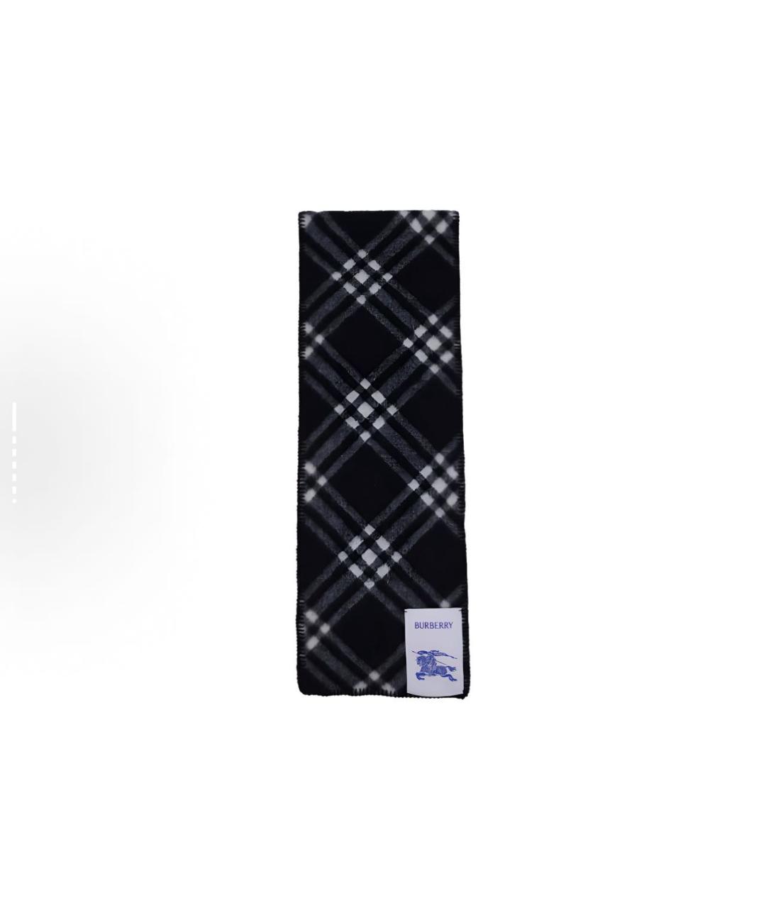 BURBERRY Черный шарф, фото 1