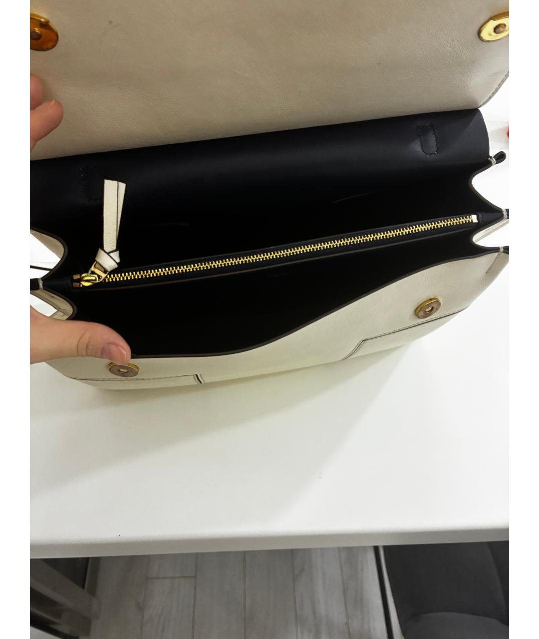 TORY BURCH Бежевая сумка тоут из искусственной кожи, фото 4