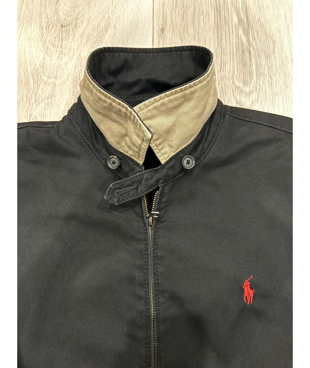 POLO RALPH LAUREN Черная хлопковая куртка, фото 4
