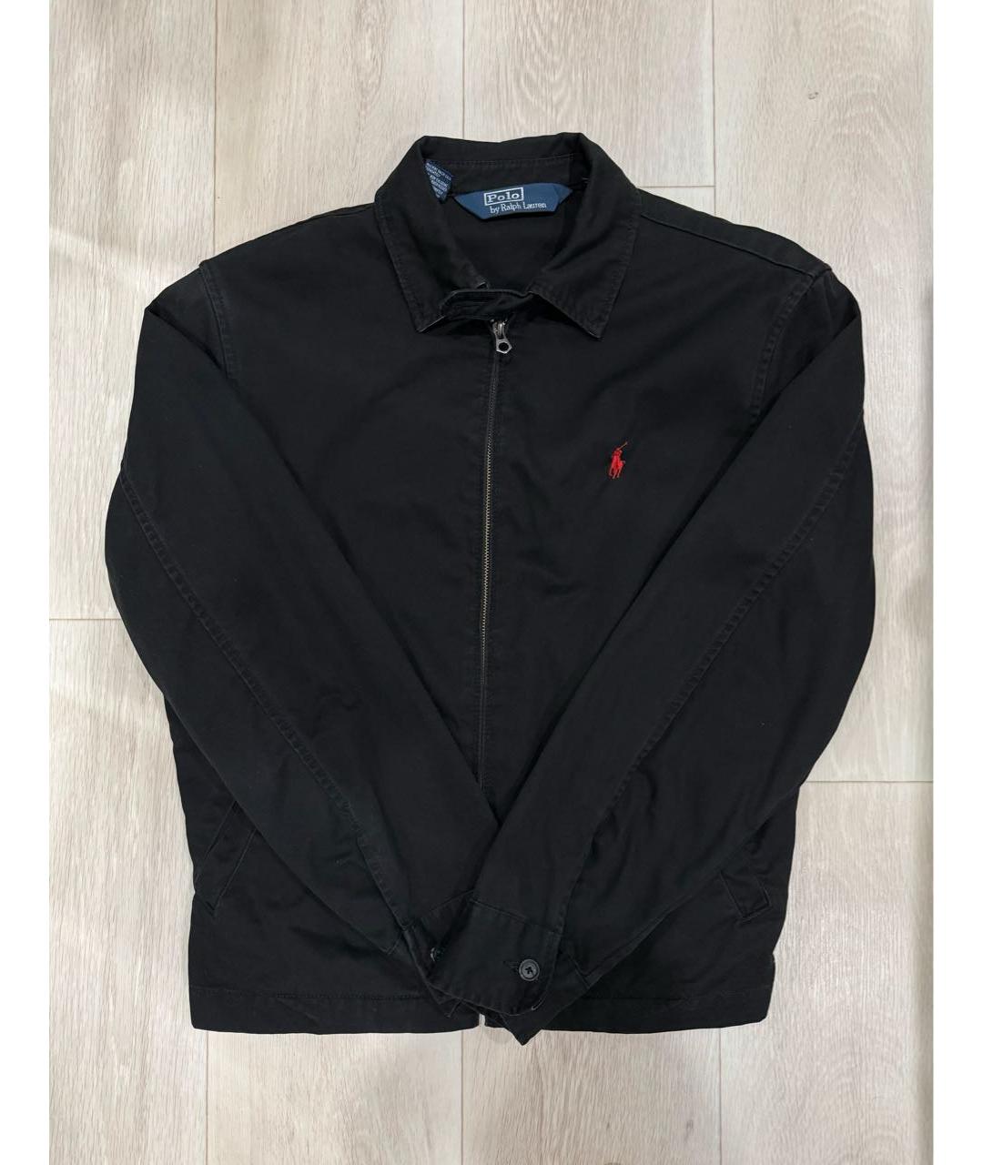 POLO RALPH LAUREN Черная хлопковая куртка, фото 6