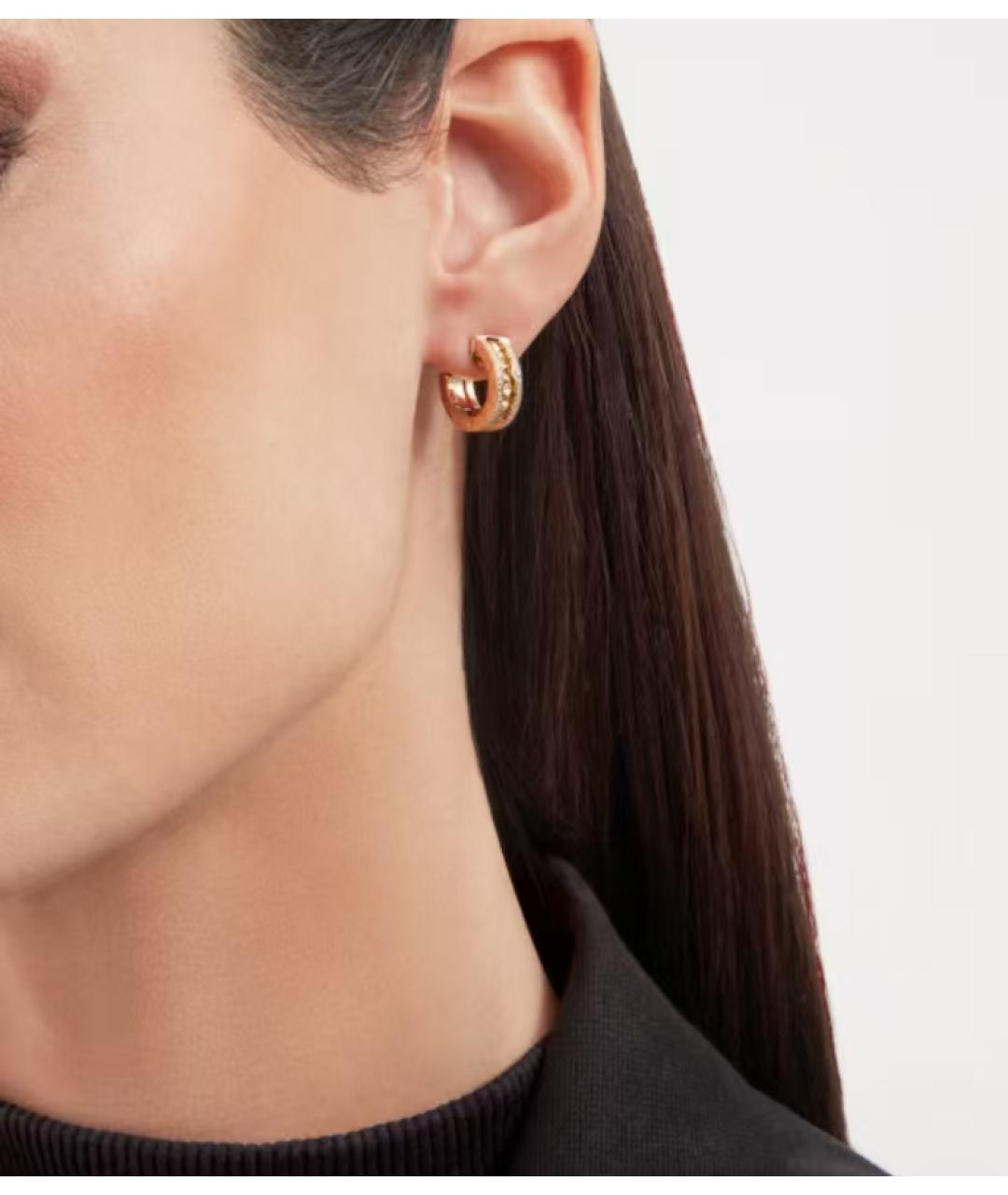 BVLGARI Золотые серьги из желтого золота, фото 5