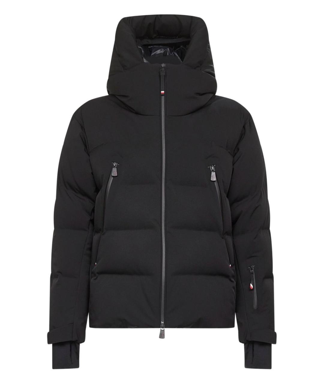 MONCLER GRENOBLE Черная полиэстеровая куртка, фото 1