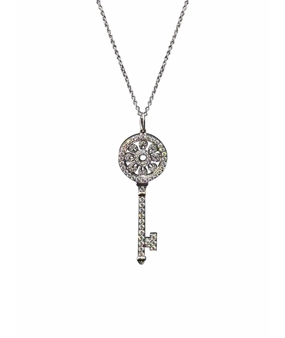 TIFFANY&CO Серебряное колье из белого золота, фото 1
