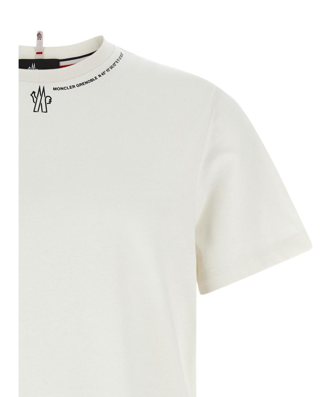 MONCLER GRENOBLE Белая футболка, фото 3