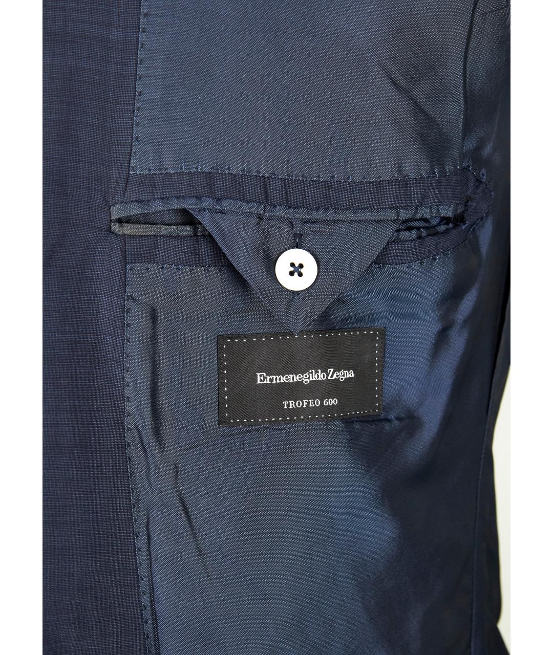 ERMENEGILDO ZEGNA XXX Синий классический костюм, фото 3
