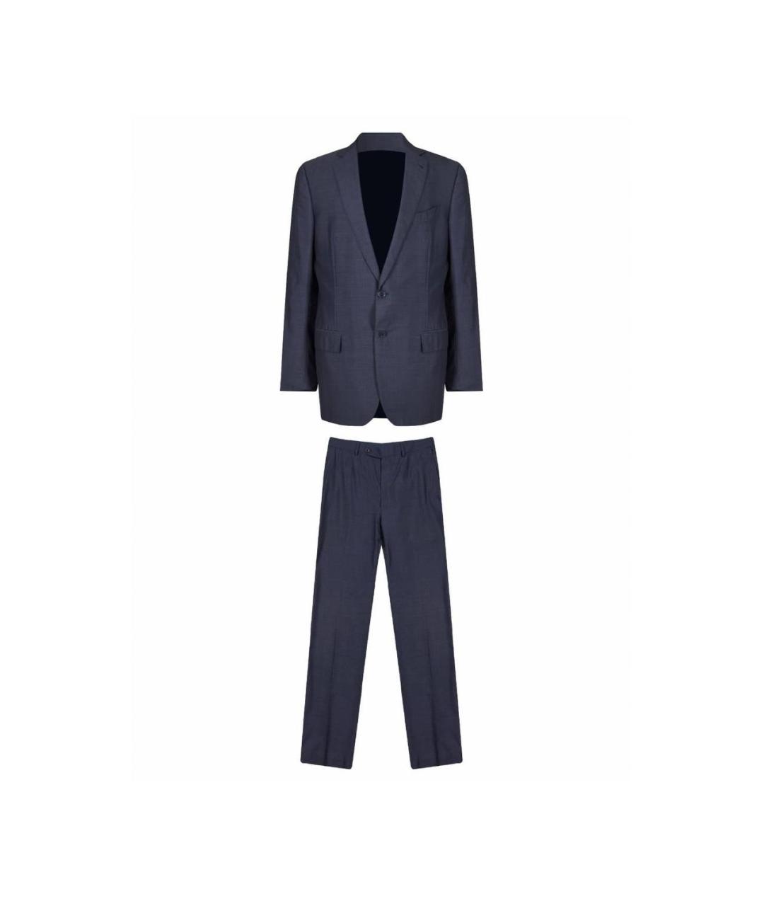 ERMENEGILDO ZEGNA XXX Синий классический костюм, фото 1