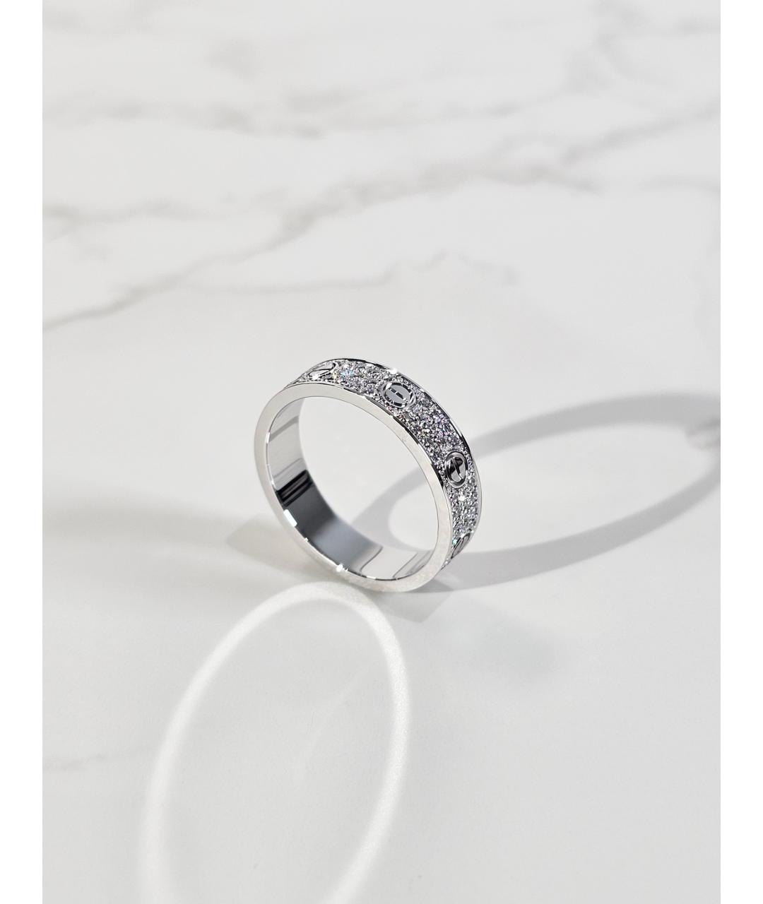 CARTIER Серебряное кольцо из белого золота, фото 2