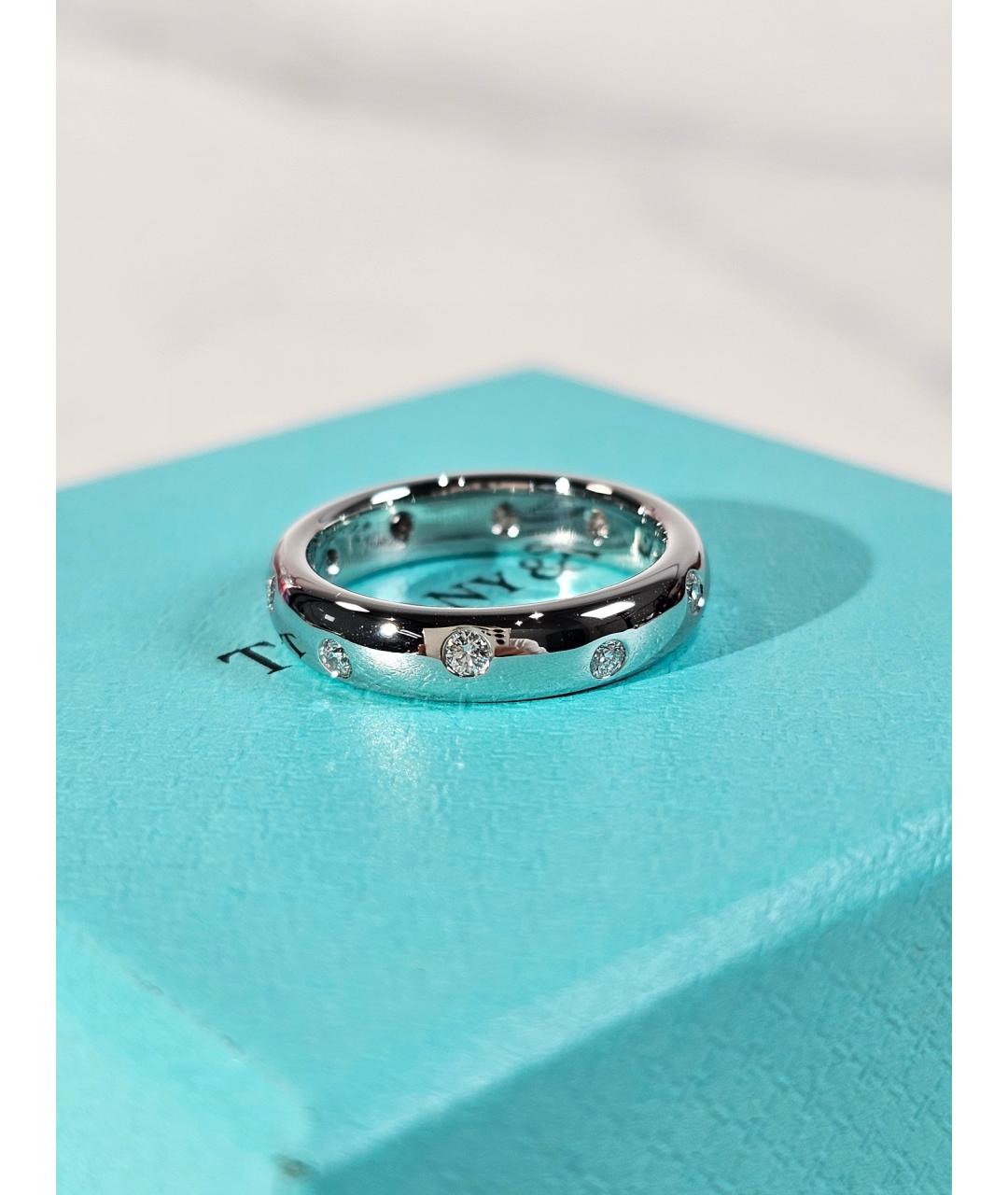 TIFFANY&CO Серебряное платиновое кольцо, фото 3