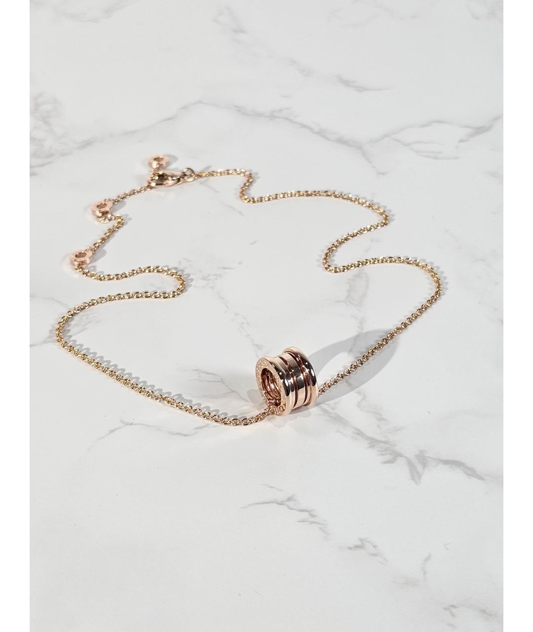 BVLGARI Золотая подвеска из розового золота, фото 3