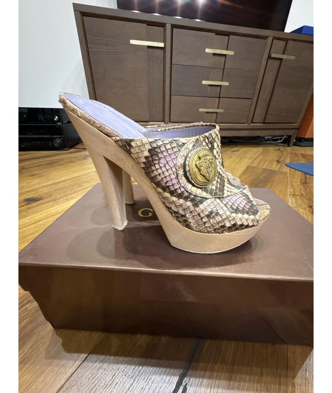 GUCCI Мульти мюли из экзотической кожи, фото 8