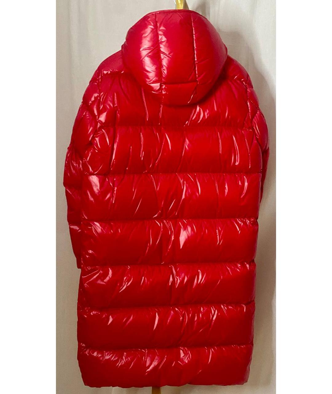MONCLER Красный пуховик, фото 2