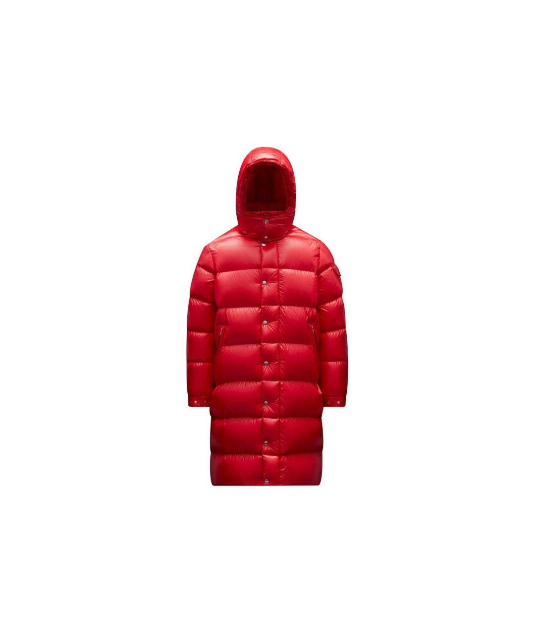 MONCLER Красный пуховик, фото 9