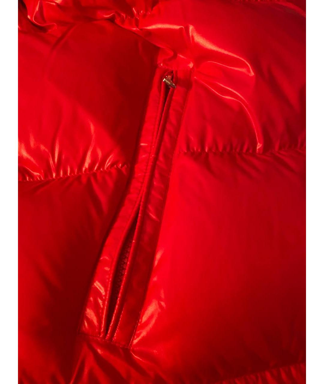 MONCLER Красный пуховик, фото 6
