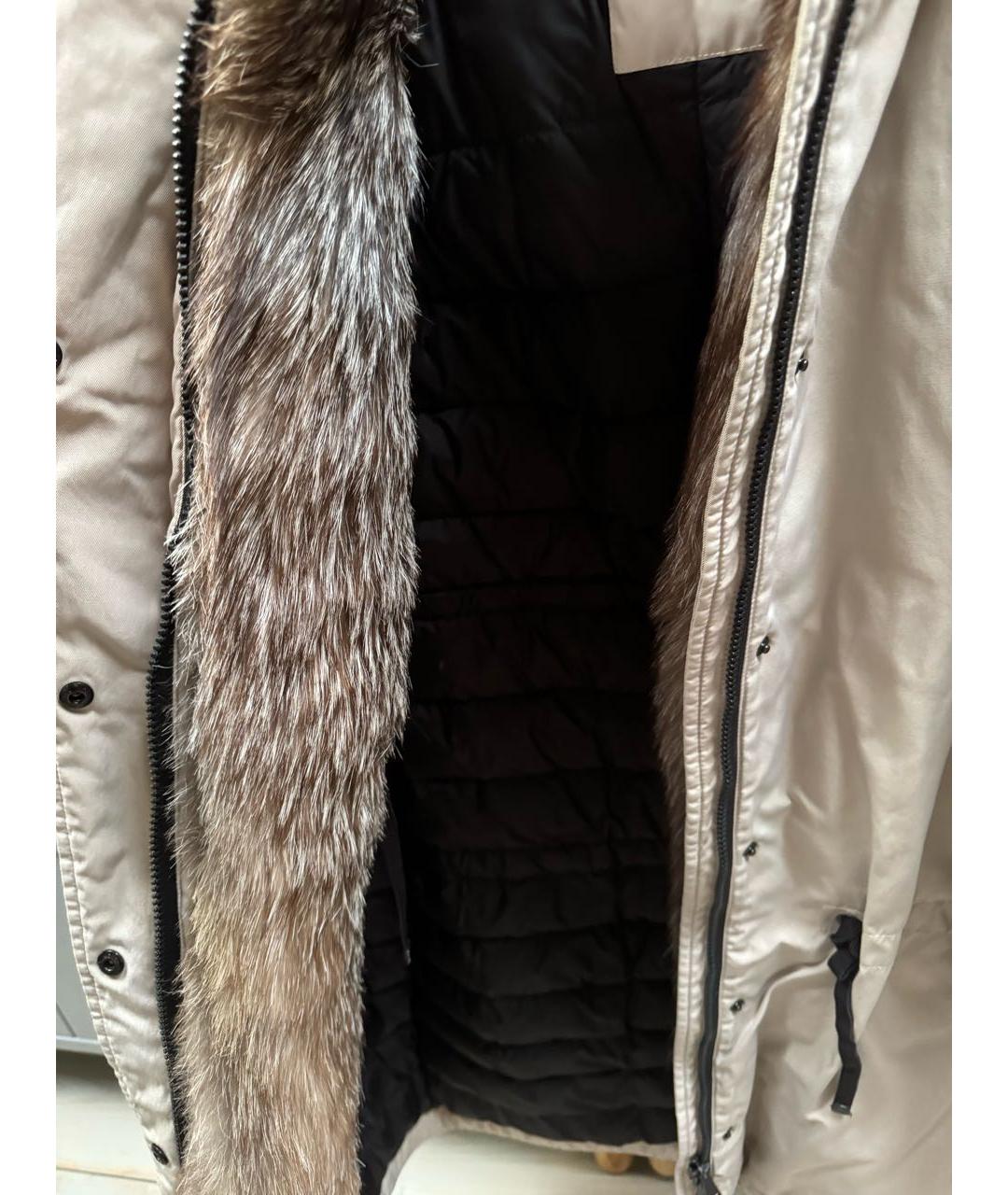 MONCLER Бежевая парка, фото 3