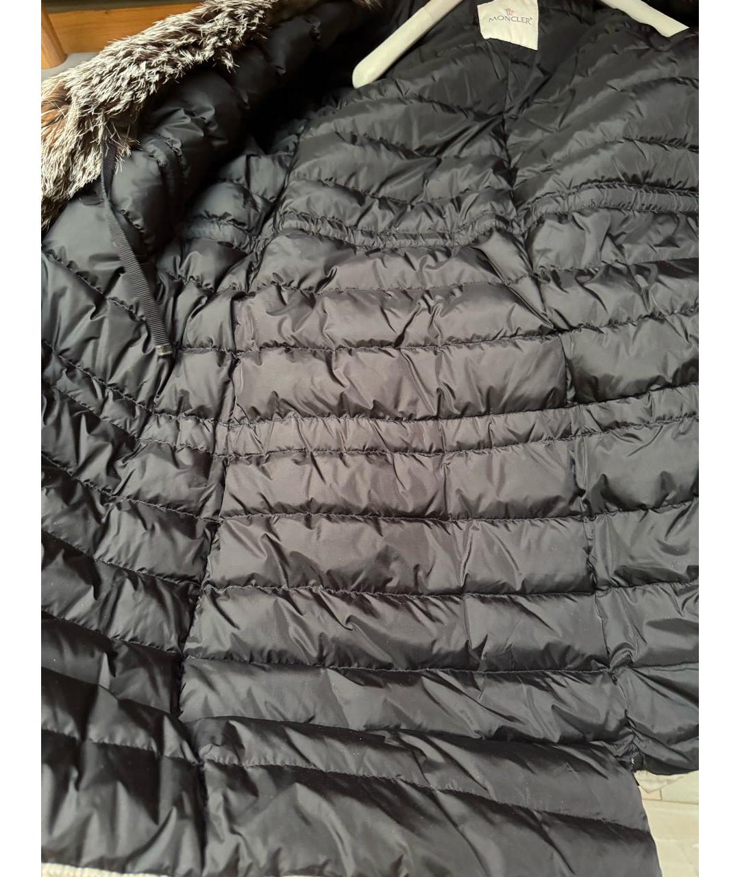 MONCLER Бежевая парка, фото 4