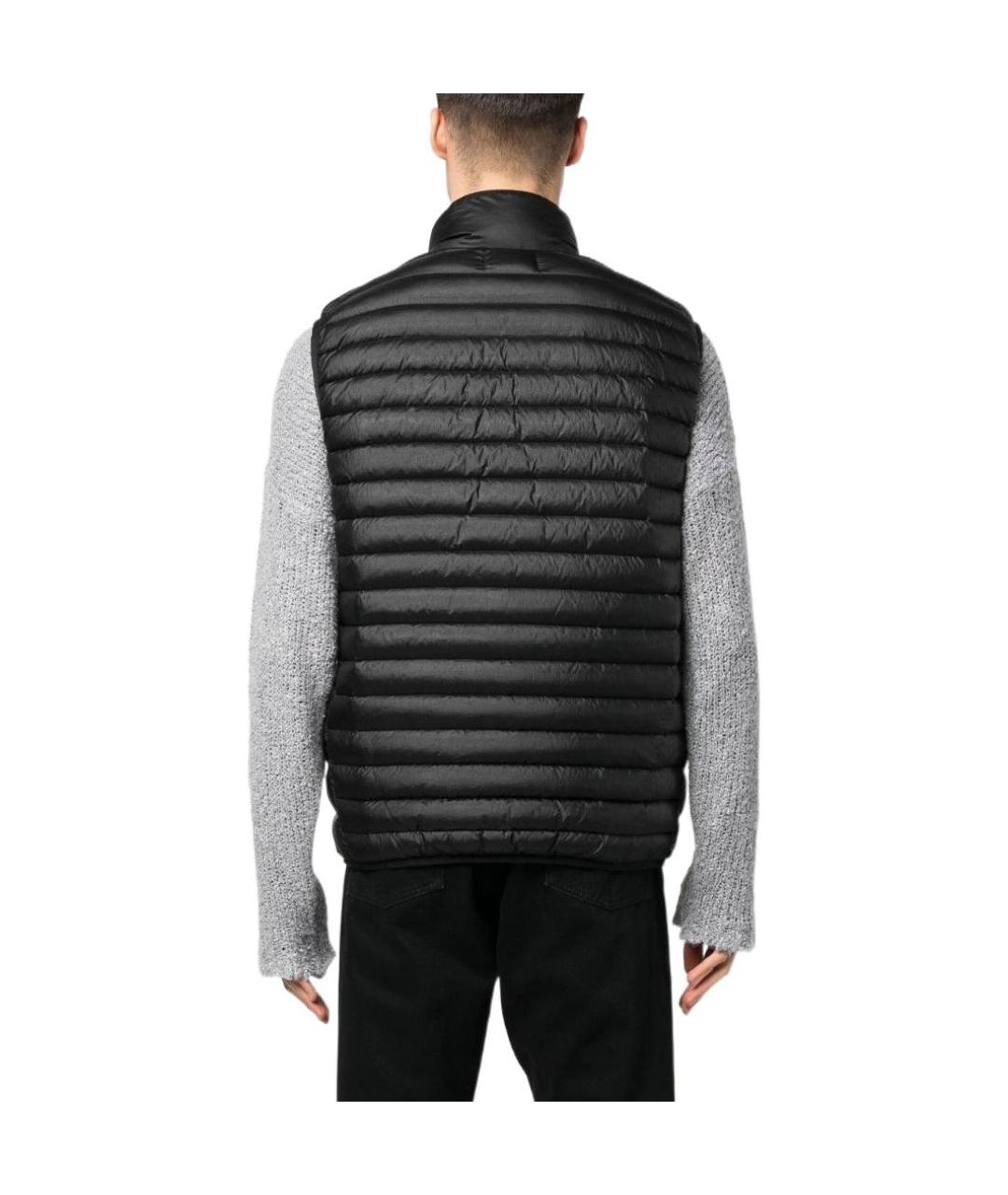 STONE ISLAND Черный жилет, фото 3