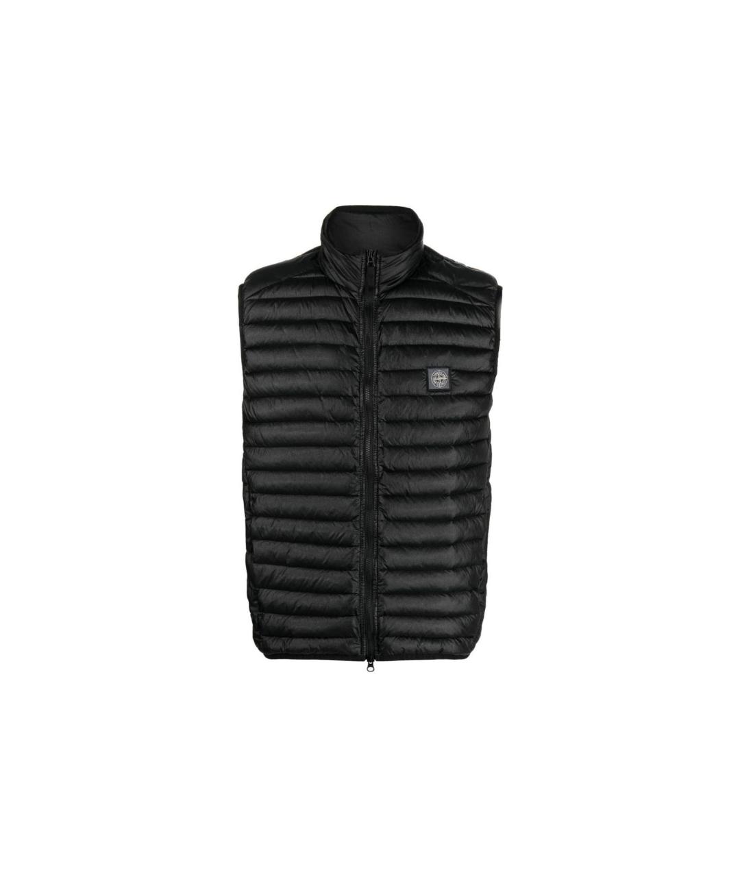 STONE ISLAND Черный жилет, фото 1