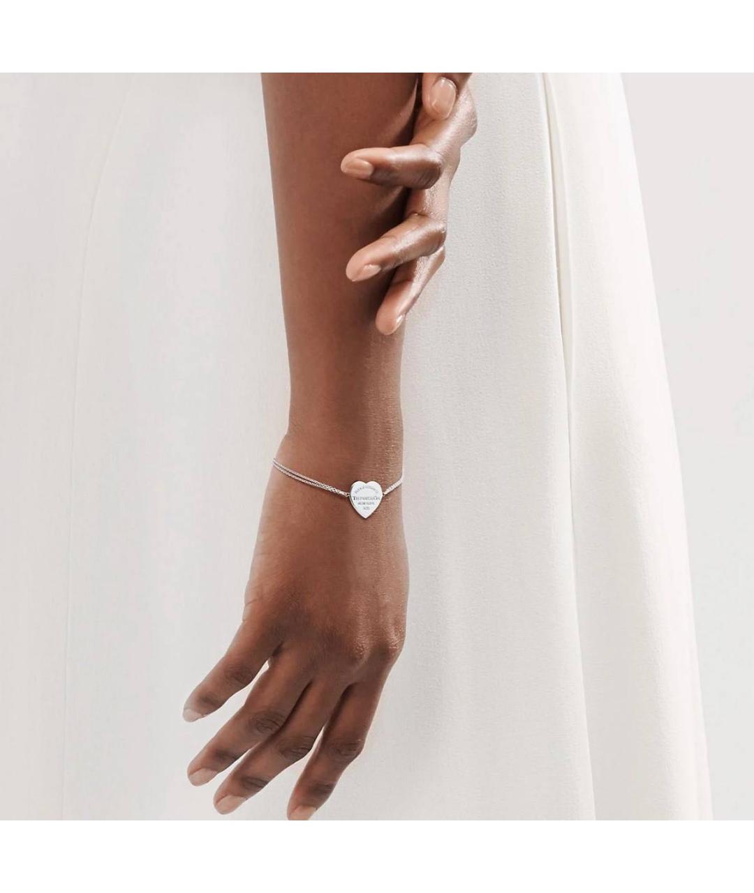 TIFFANY&CO Серебрянный серебряный браслет, фото 7