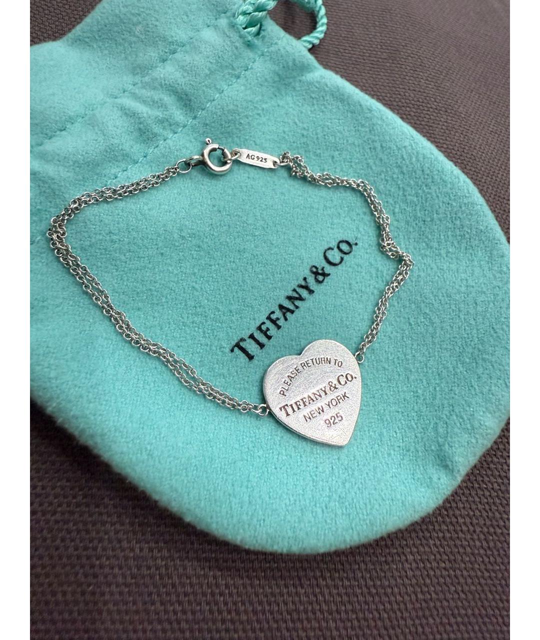 TIFFANY&CO Серебрянный серебряный браслет, фото 2