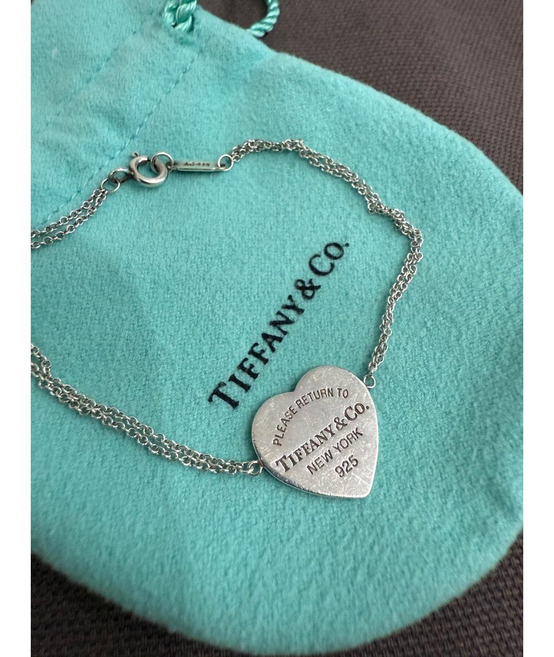 TIFFANY&CO Серебрянный серебряный браслет, фото 4