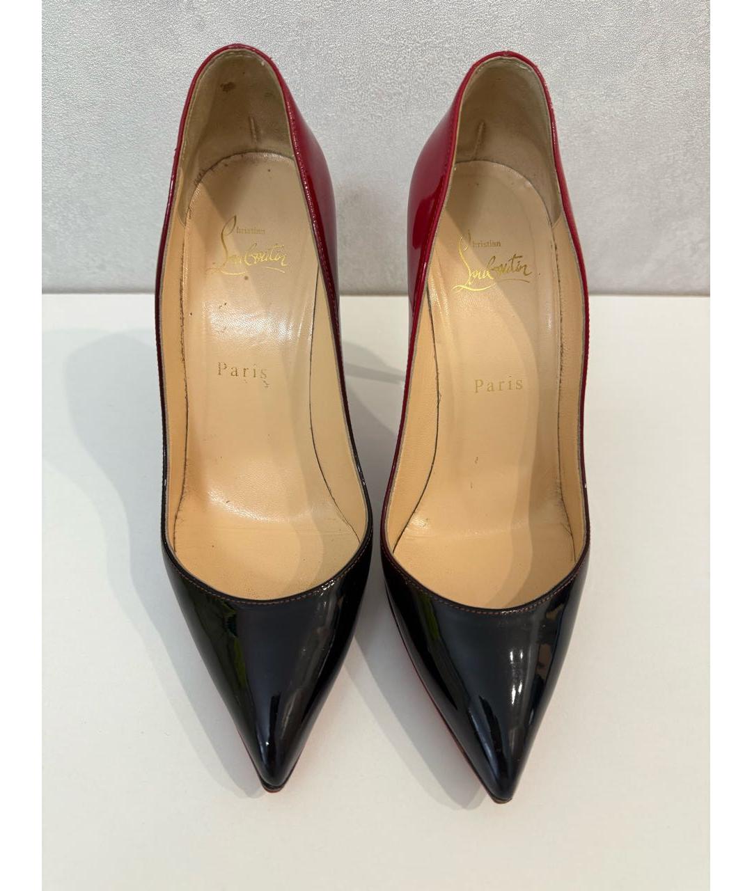CHRISTIAN LOUBOUTIN Красные туфли из лакированной кожи, фото 2
