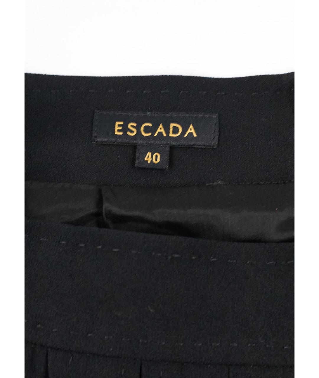 ESCADA Черная юбка миди, фото 3