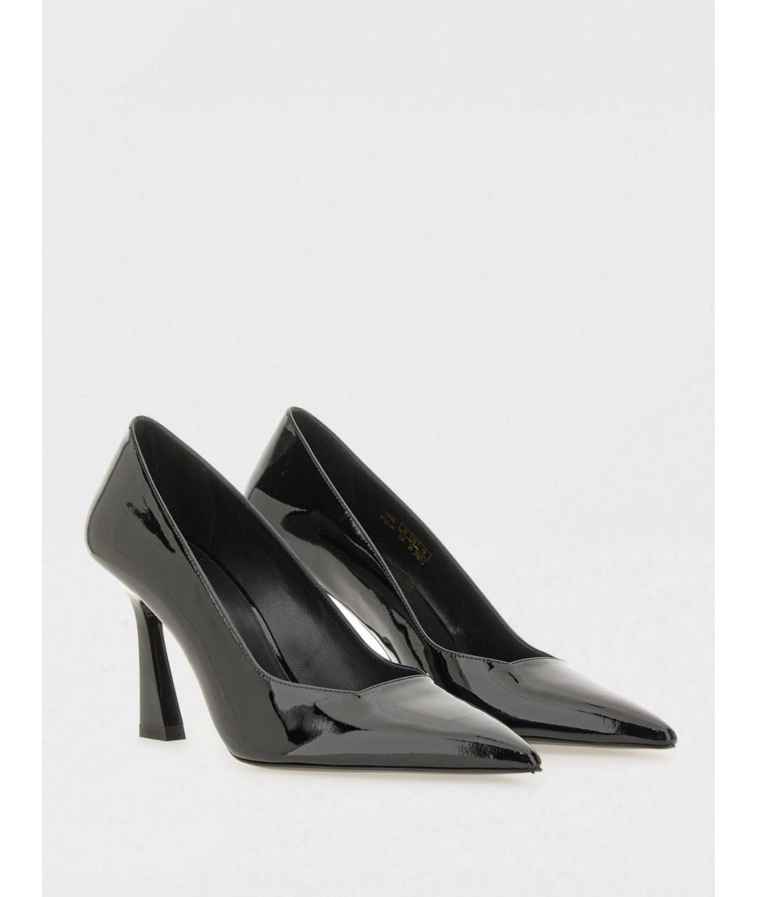 STUART WEITZMAN Черные туфли из лакированной кожи, фото 2