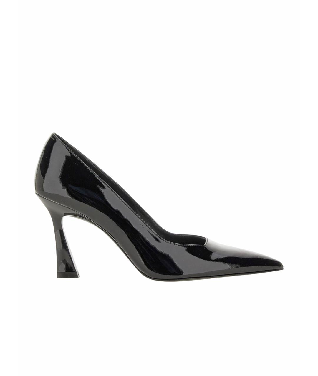 STUART WEITZMAN Черные туфли из лакированной кожи, фото 1