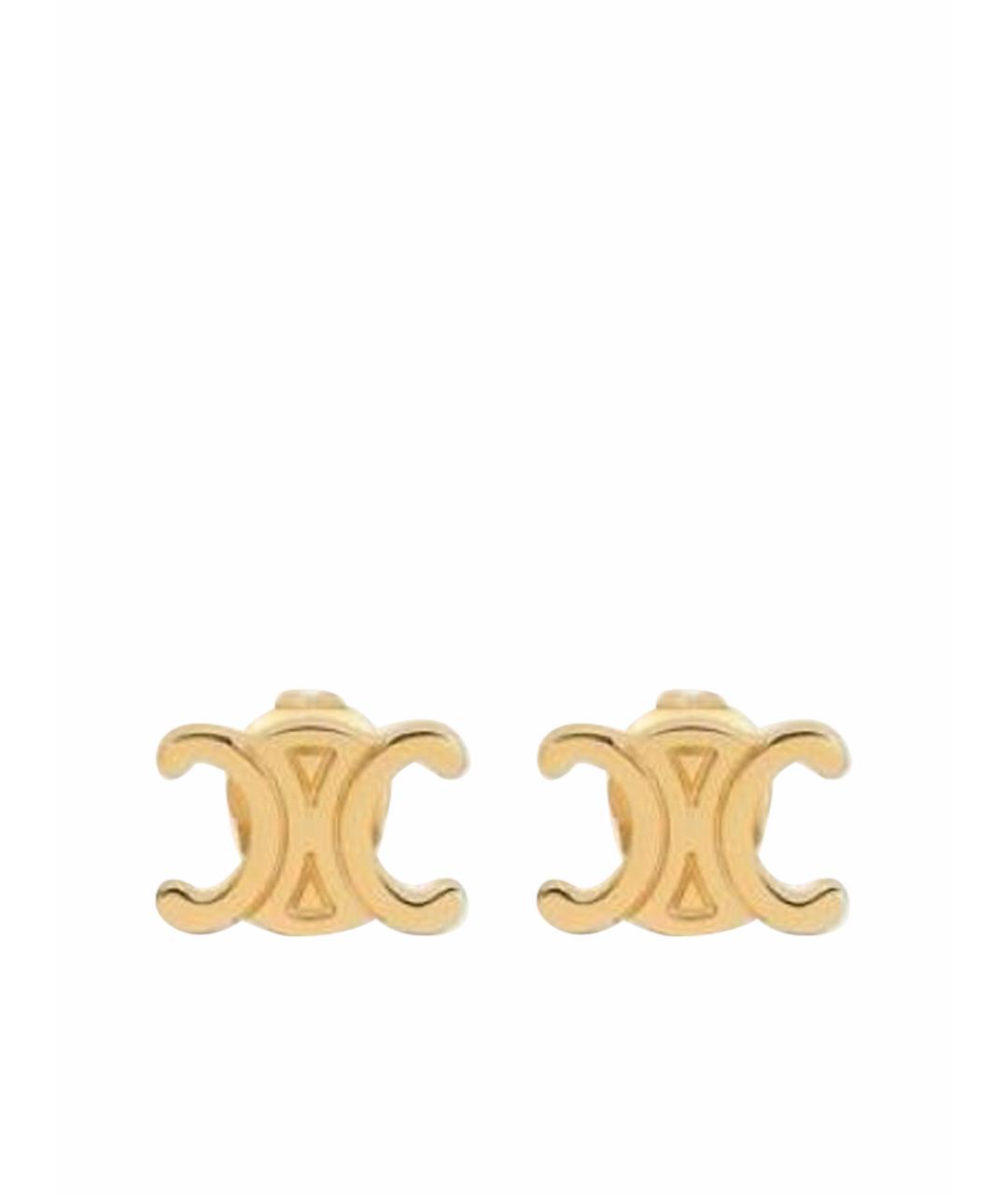 CELINE Золотые серьги, фото 1