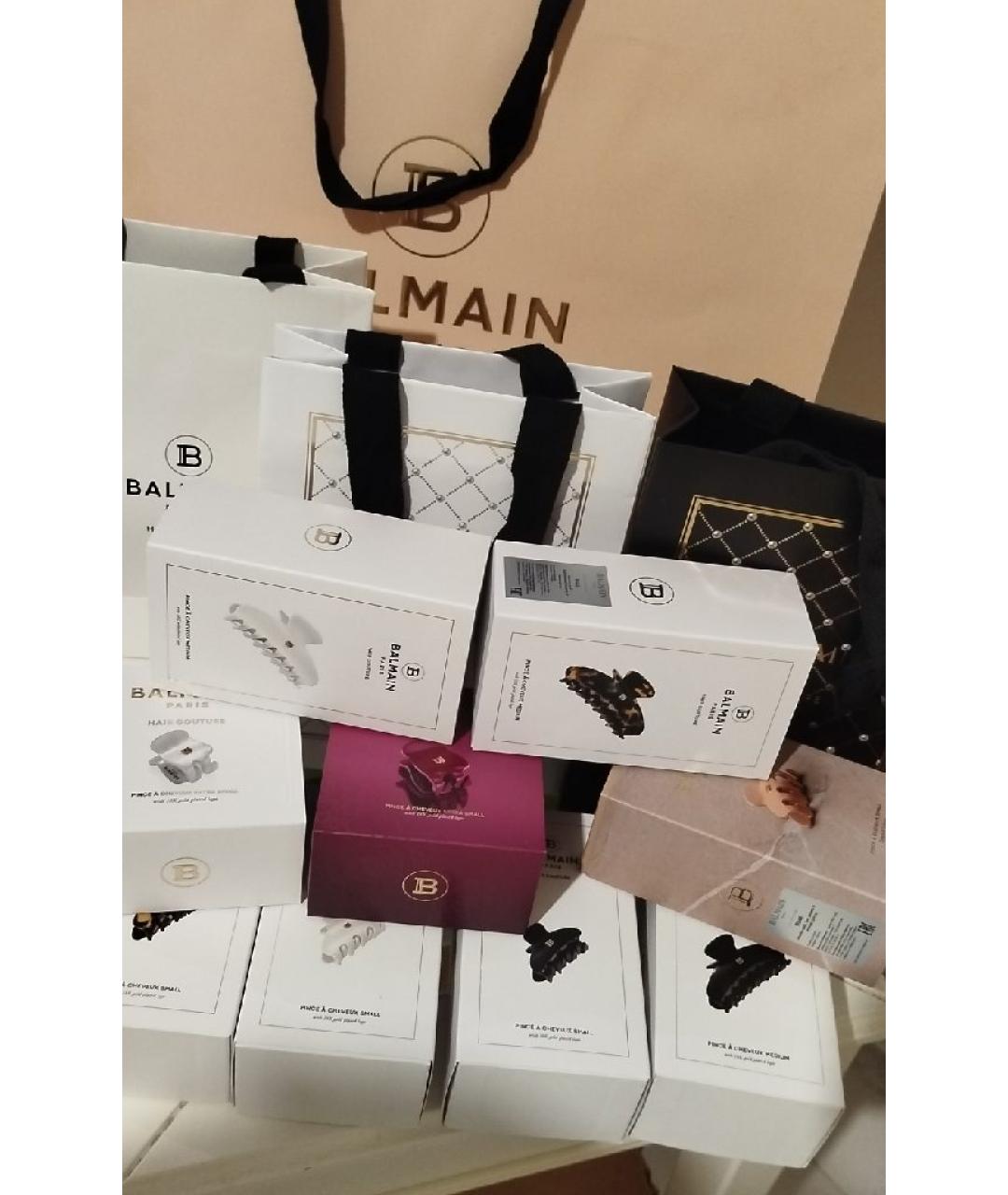 BALMAIN Коричневая заколка, фото 2