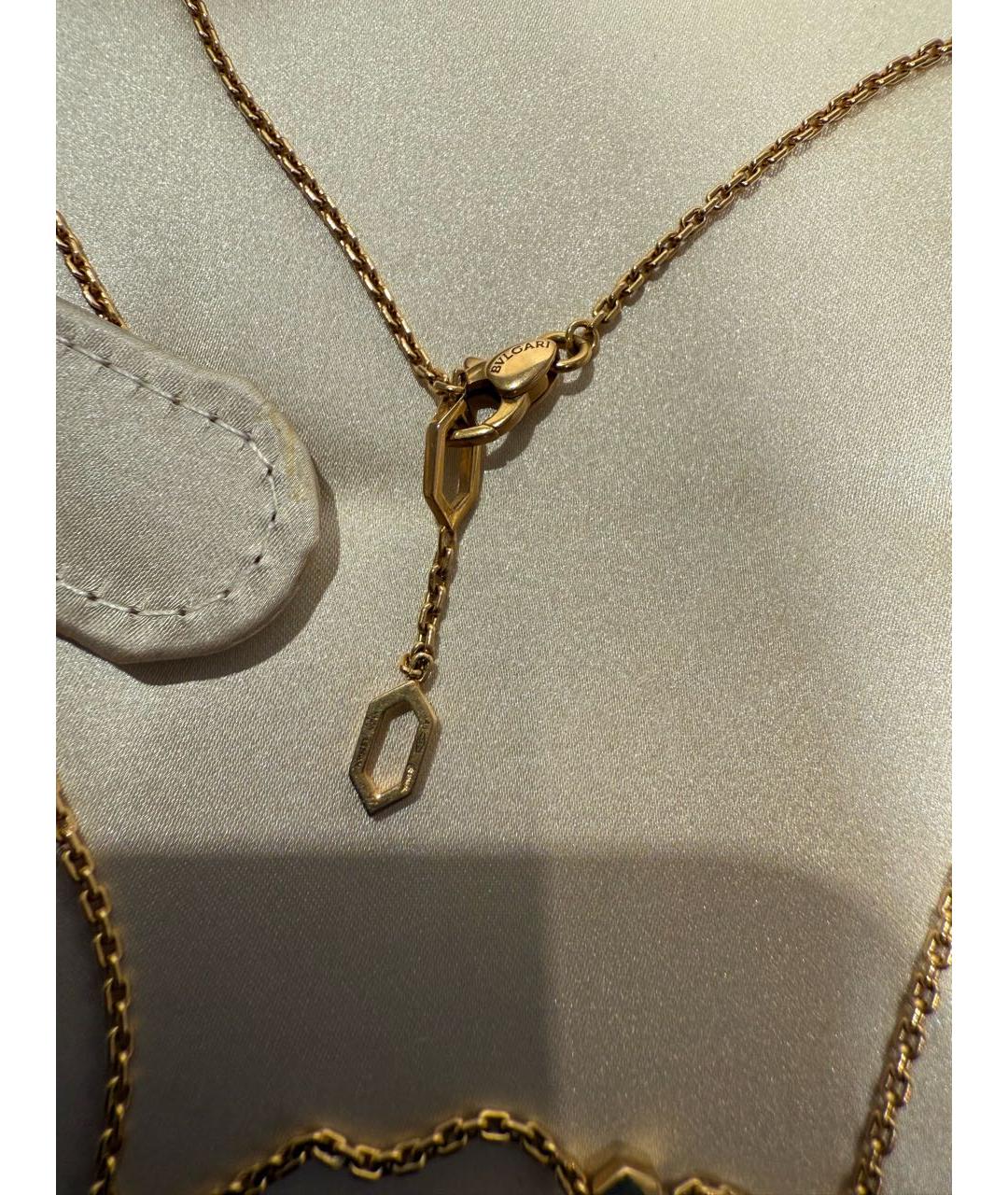 BVLGARI Золотое колье из розового золота, фото 3