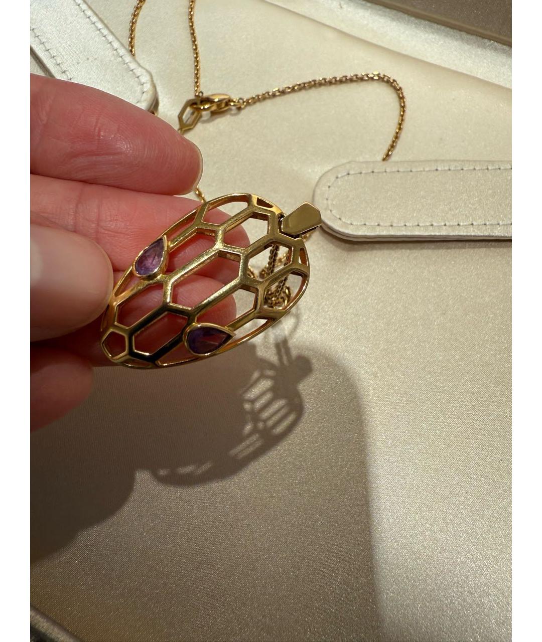 BVLGARI Золотое колье из розового золота, фото 5