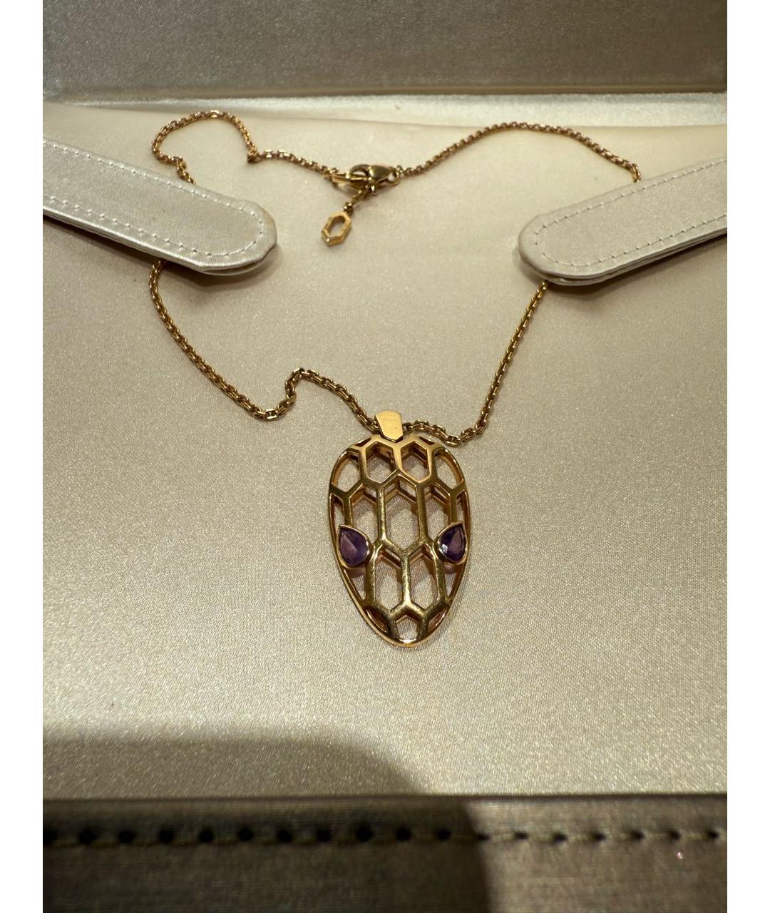 BVLGARI Золотое колье из розового золота, фото 9