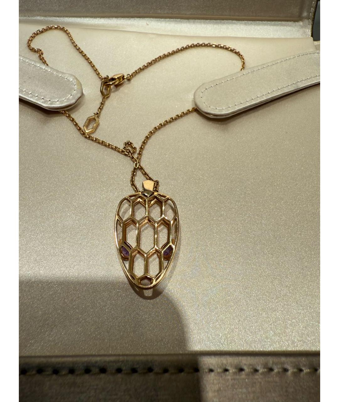 BVLGARI Золотое колье из розового золота, фото 4