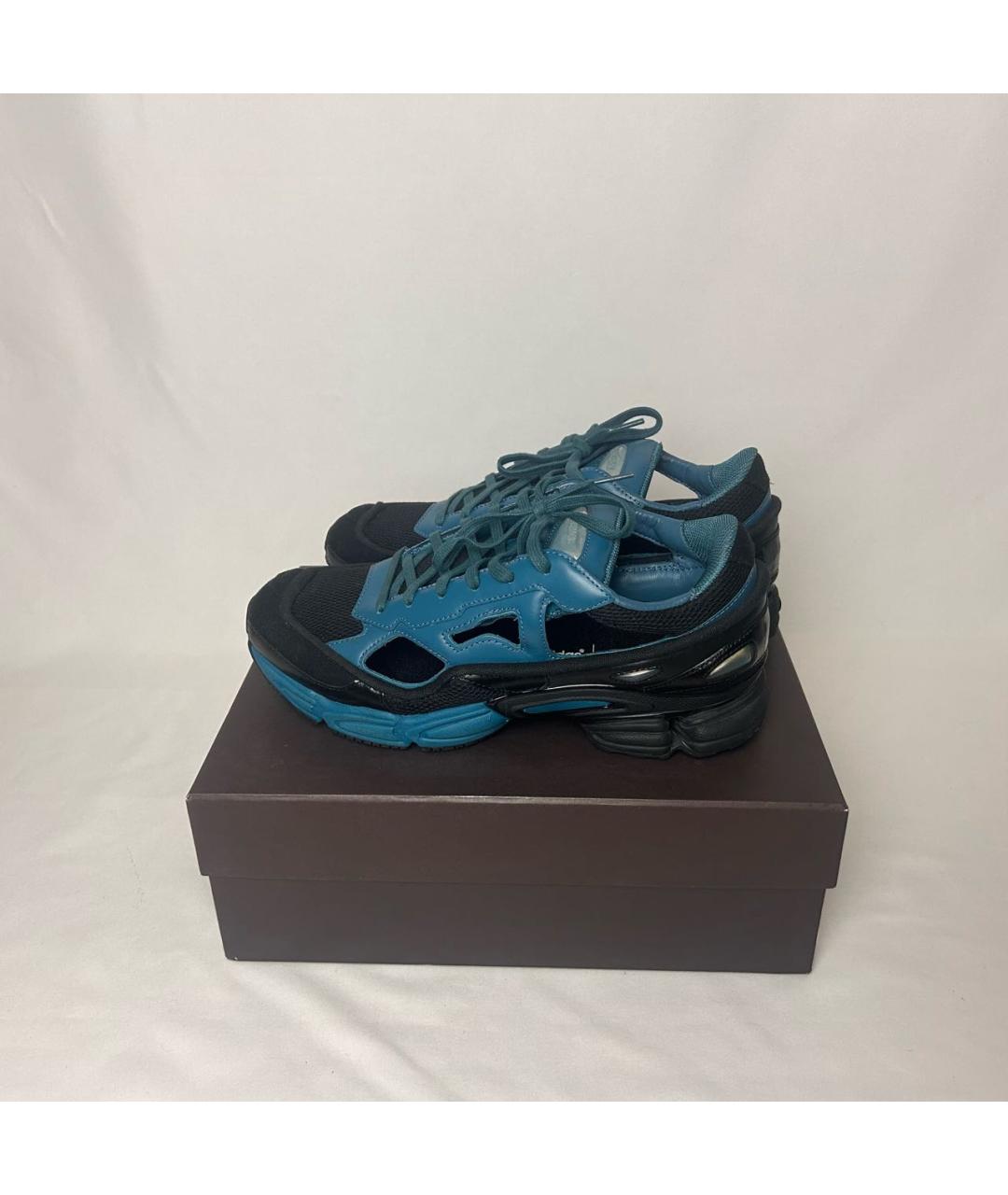 ADIDAS X RAF SIMONS Синие высокие кроссовки / кеды, фото 8